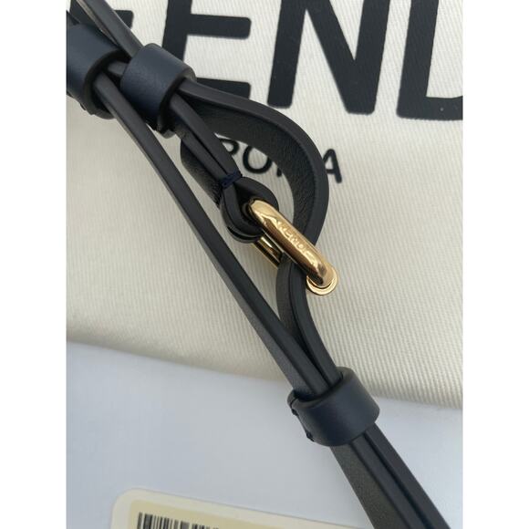 NEW FENDI FENDIGRAPHY FF LOGO BLUE HOBO BAG PURSE NWT AUTHENTIC! - Picture 9 of 13